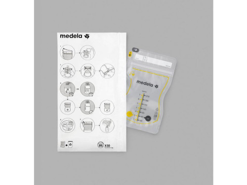 Medela Vrecká na skladovanie materského mlieka Easy Pour 50 ks