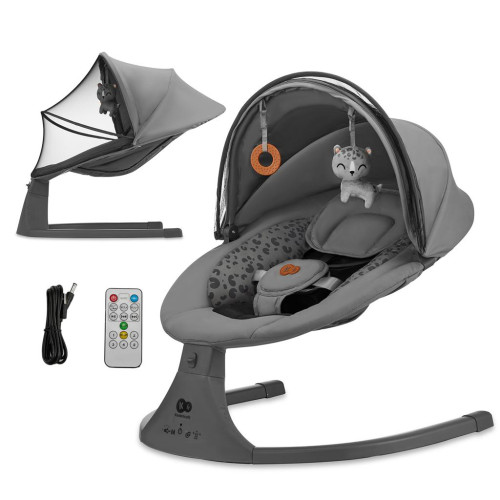 Lehátko hojdacia s melódiou 2 v 1 Lumi, do 9 kg, Premium Kinderkraft