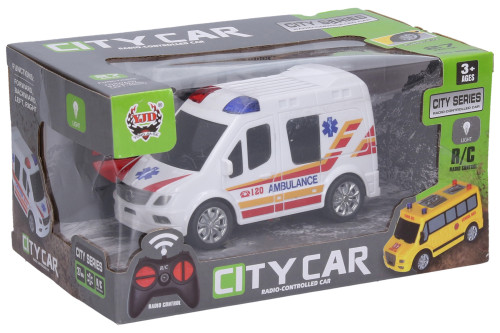 Sanitka RC na diaľkové ovládanie 13,5 cm