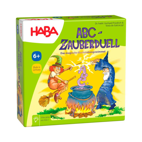 Mini hra pre deti Čarodejnícky duel ABC Haba