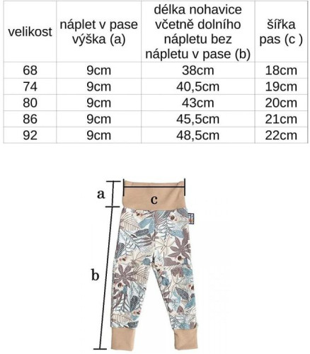 Protišmykové nohavice merino čierne