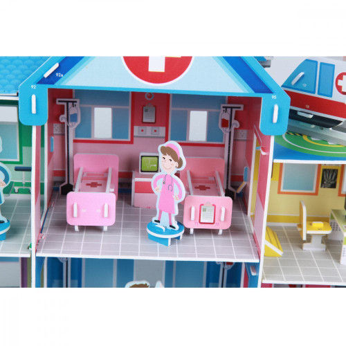 3D puzzle - Nemocnica Fiesta Crafts