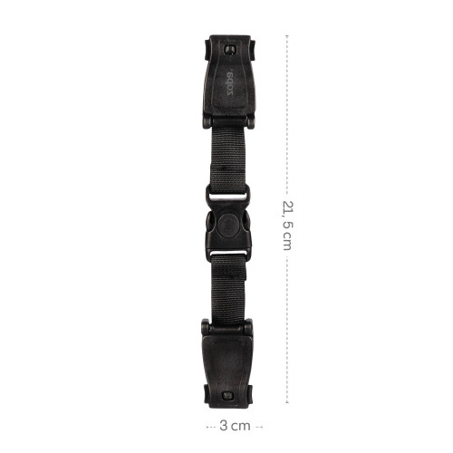 Zámok bezpečnostných pásov pre autosedačky Deluxe Black Zopa