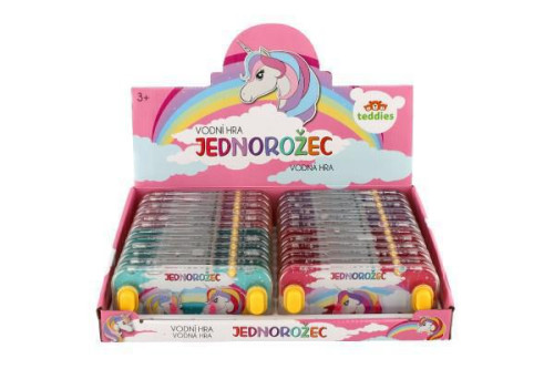 Vodná hra hlavolam jednorožec 4 druhy