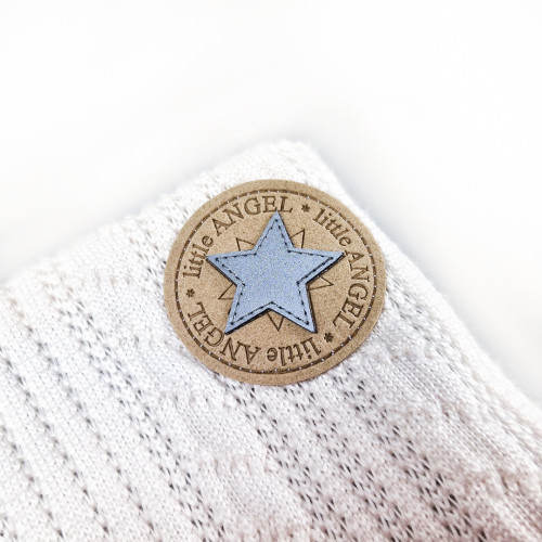 Šatka na krk podšitá Outlast® - Off White/pruh bielo-šedý melír