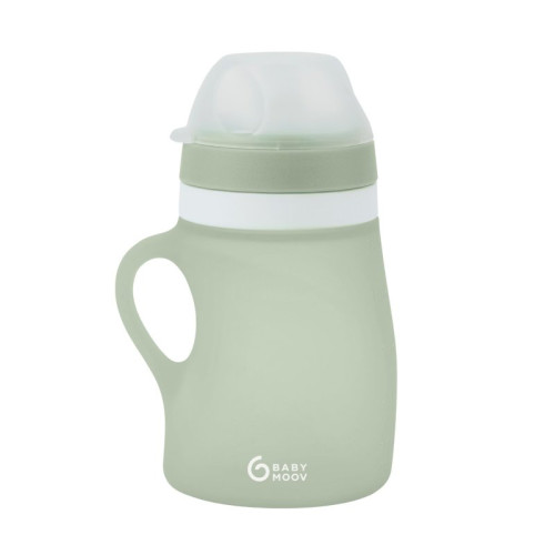 Silikónová fľaša 150 ml Green Babymoov