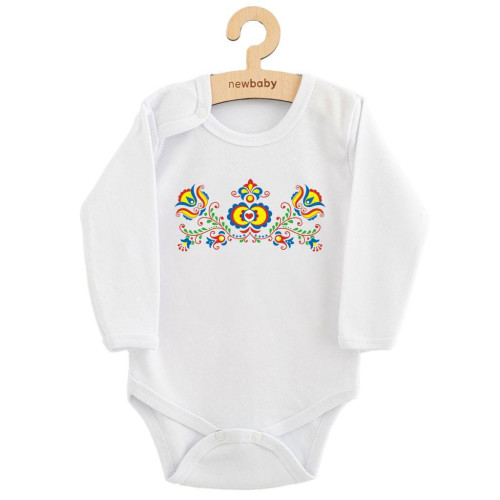 Detské body s potlačou Ľudový vzor New Baby