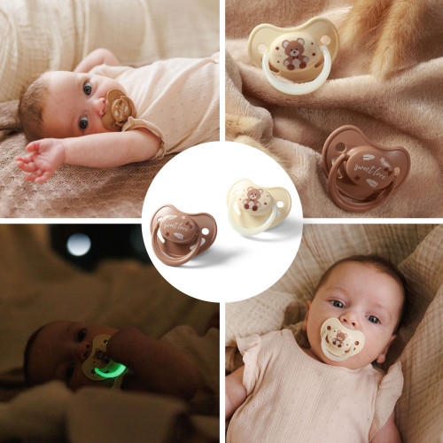 Cumlíky silikónové anatomické 0 - 6 m, 2 ks BabyOno