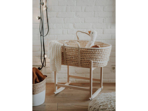 Mojžišov košík pre bábätko Corn Natural + obojstranný matrac Airdream Ahojbaby