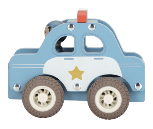 Policajné auto drevené Little Dutch