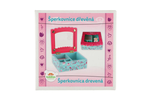 Šperkovnica Princess odklápacia , drevená