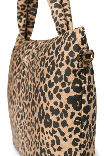 Cotton Diaper Bag - prebaľovacia taška Brown Leopard Studio Noos