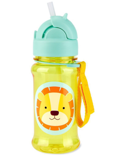 Zoo tritan Fľaša so slamkou 355 ml 12m+ Skip hop