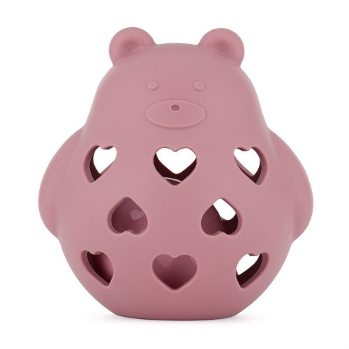 Hračka silikónová s hrkálkou PETITE&MARS Bear Basil