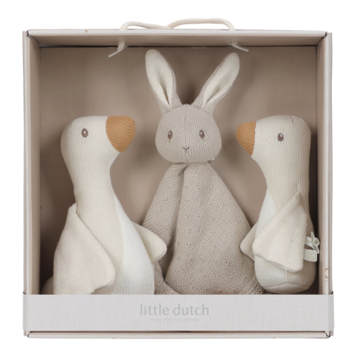 Darčeková sada pletená Newborn Naturals Little Dutch