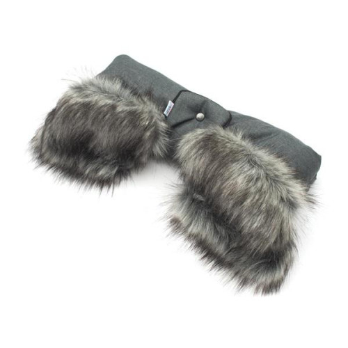 Rukávnik na kočík 2v1 New Baby s kožušinkou