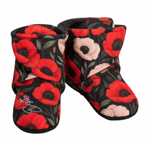 Capáčky barefoot Softshell Vlčie maky čierna Esito