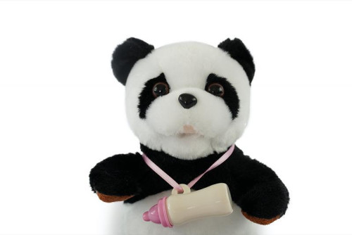 Steppos Interaktívna panda s fľaštičkou