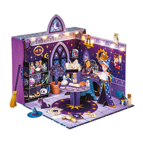 Kreatívna súprava DIY Vyrob si sám 3D Hodina čarodejníctva Magická škola Janod Atelie