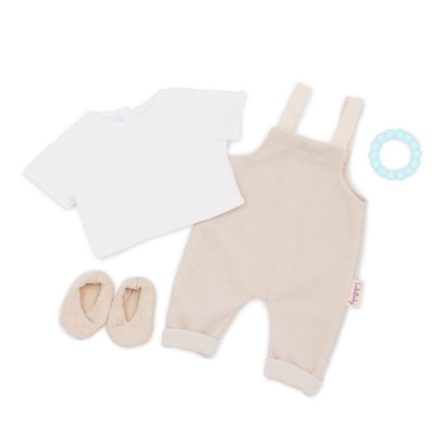 Nohavice pre bábiku s tričkom a doplnkami LullaBaby