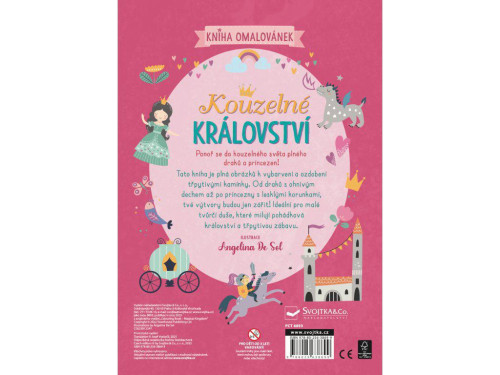 Kúzelné kráľovstvo - 1400 diamantov na nalepenie, omaľovánky
