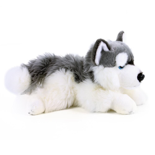 Plyšový pes husky ležiaci 30 cm Eco-Friendly Rappa