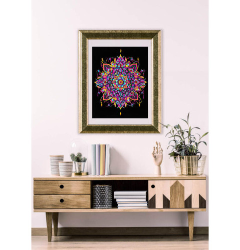 Diamantové maľovanie Neon Mandala Diamond Dotz