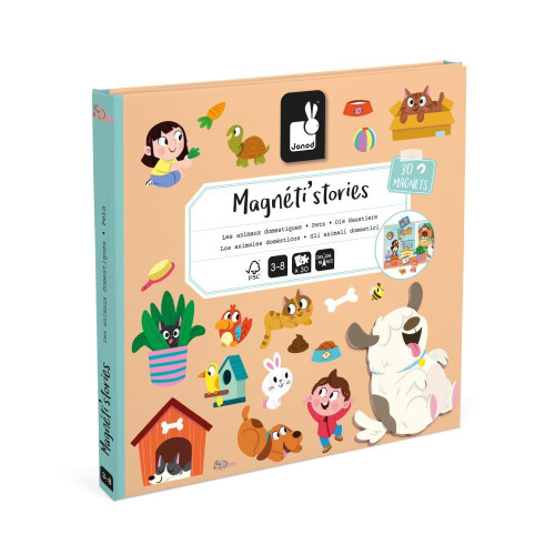 Magnetistories Domáci miláčikovia Vytvor si príbeh Janod