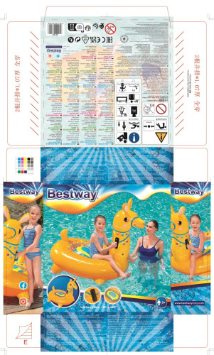 Nafukovacia lama s úchytmi 1,29 m x 1,10 m Bestway