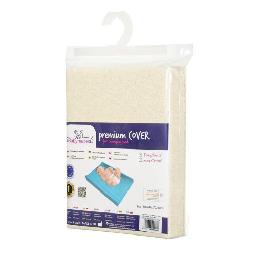 Poťah na prebaľovaciu podložku froté premium 50/60 x 70/80 cm Babymatex
