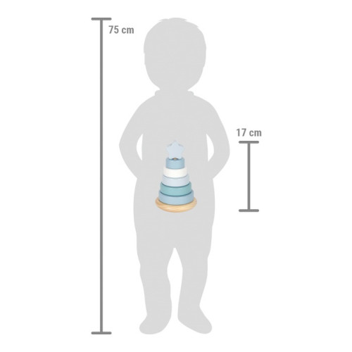 Nasadzovanie na tyč Veža modrá small foot