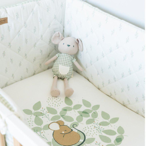 2-dielny bavlnený set do postieľky 0 m+ bonjourbébé