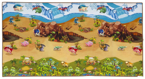Scarlett detský koberček PVC 3D DINO - 120 x 200 cm