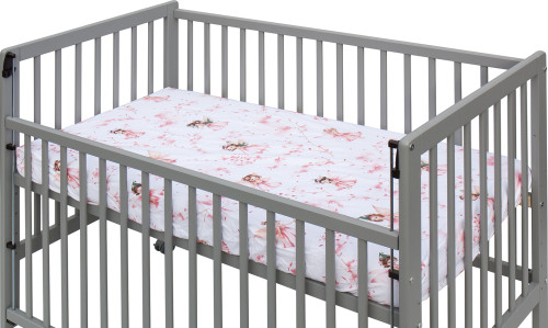 Prestieradlo do postieľky Víla 120 x 60 cm ružové Scarlett