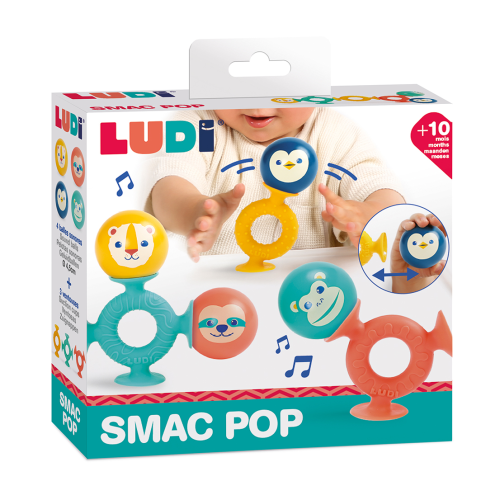 Hrkálky s prísavkou Smac Pop Ludi