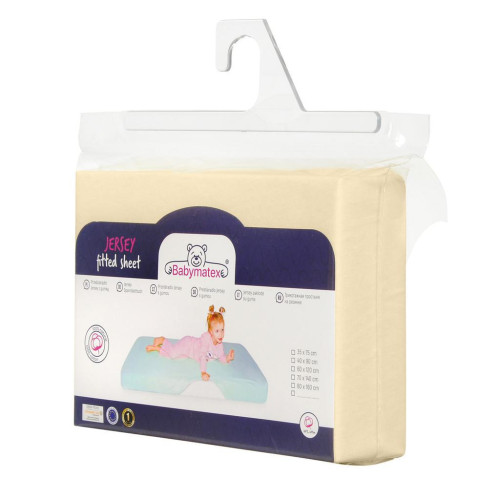 Prestieradlo Jersey s gumou 60 x 120 cm BabyMatex