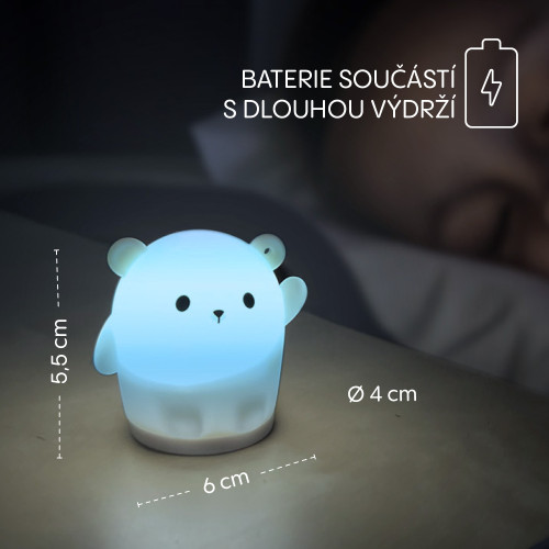 Silikónové závesné LED svetielko Zopa