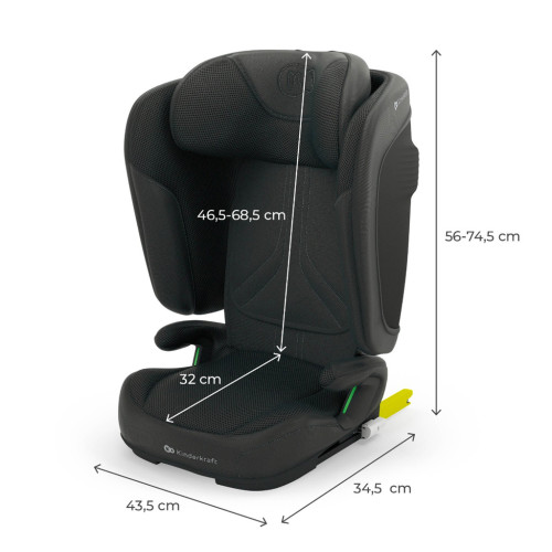 Autosedačka skladacia Unity 2 I-Size (100-150 cm) Kinderkraft