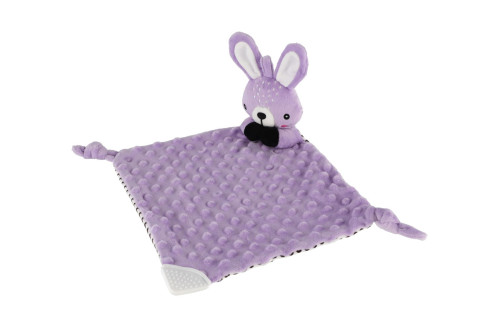 Zaspávač babyted hryzátko, hrkálka plyš 25x25 cm 0 m+