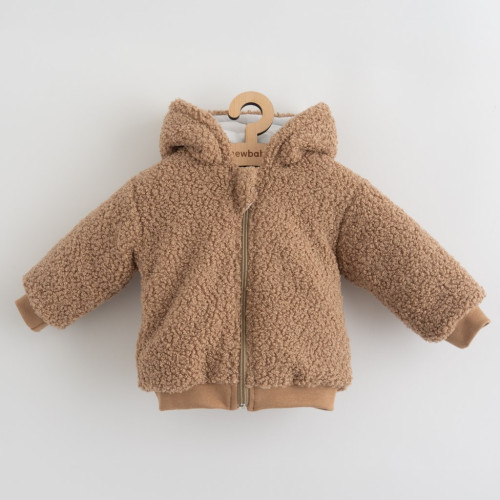 Dojčenská zimná mikinka s kapucňou New Baby Teddy Winter
