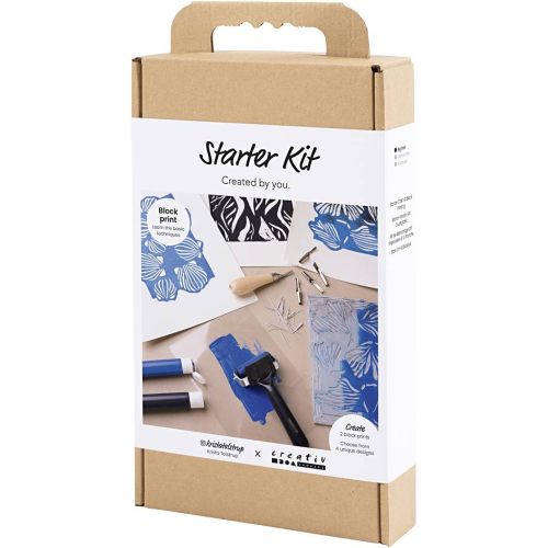 Kreatívna súprava Starter Craft Kit Block Printing Creativ Company
