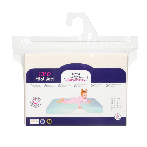 Prestieradlo Jersey s gumou 60 x 120 cm BabyMatex