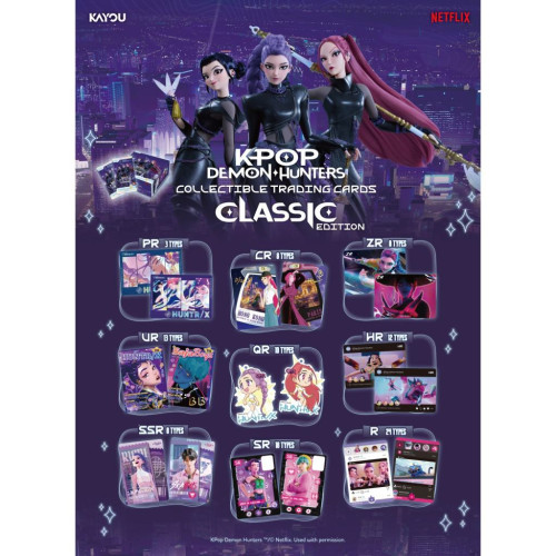 Zberateľské karty K-pop Demon Hunters World Tour Classic Edition