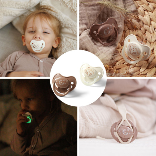 Cumlíky silikónové anatomické 18 m+, 2 ks BabyOno