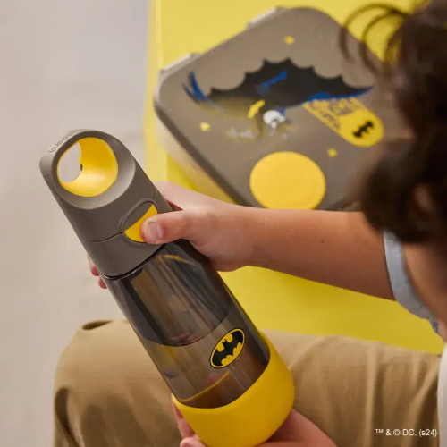 Fľaša na pitie so slamkou 600 ml Batman B.Box