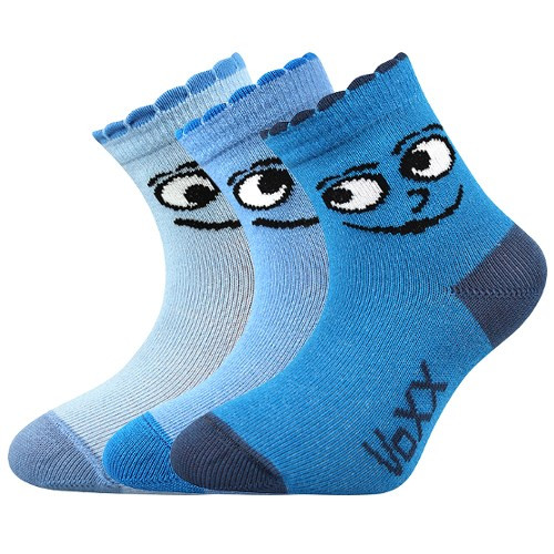 Ponožky dojčenské vtipné Kukik mix chlapčenské (3 páry)