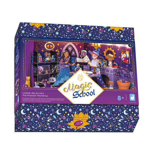 Kreatívna súprava DIY Vyrob si sám 3D Hodina čarodejníctva Magická škola Janod Atelie
