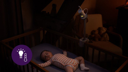 Múdra opatrovateľka Premium s prekladom plaču, sledovaním spánku a dýchania Philips Avent