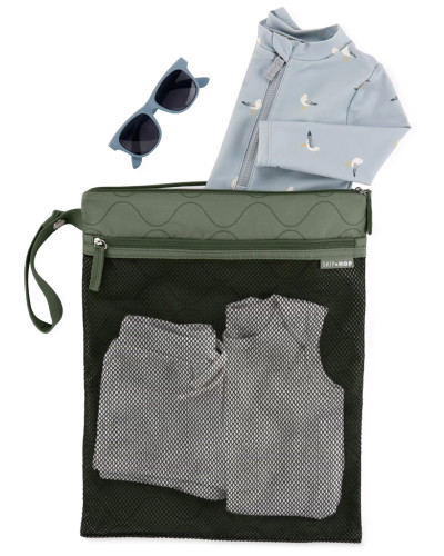 Vrecko nepremokavé Grab & go Dark sage 30 x 38 cm Skip Hop