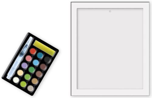 Súprava maxi Maľovanie podľa čísel Kone Janod Atelier
